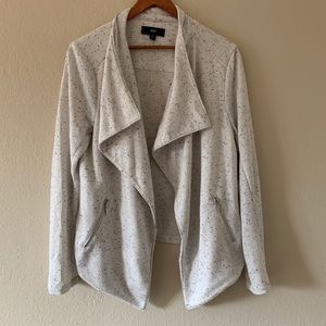 speckled flowy cardigan